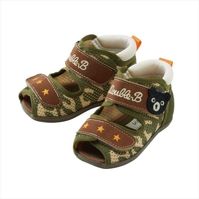 Baby Sandals, Khaki - Sandals - 1