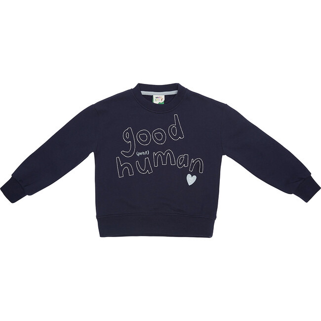 Good Petite Human Sweatshirt, Navy
