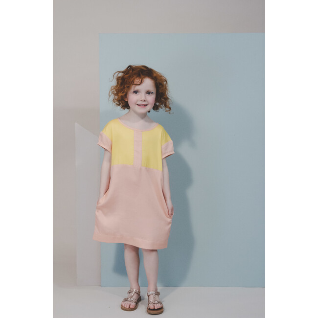 Lola Dress, Pink & Carnation - Dresses - 2