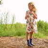 Organic Steph Dress, Ribbon Red Dandelion - Dresses - 2 - thumbnail