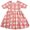 Organic Steph Dress, Mellow Rose Oversized Dot - Dresses - 1 - thumbnail
