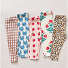 Organic Legging, Strawberry Cream Apples - Leggings - 2