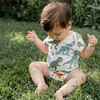 Organic Bodysuit, Multi T-Rex - Onesies - 2