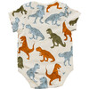 Organic Bodysuit, Multi T-Rex - Onesies - 5