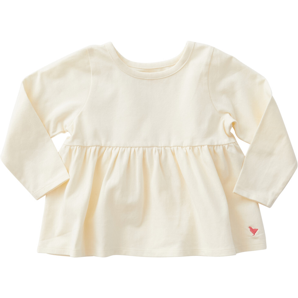 Organic Bette Top, Antique White - Blouses - 1