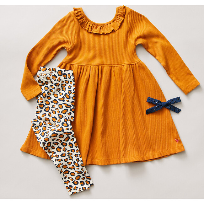 Organic Princess Diana Dress, Inca Gold - Dresses - 3