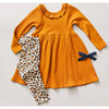 Organic Princess Diana Dress, Inca Gold - Dresses - 3