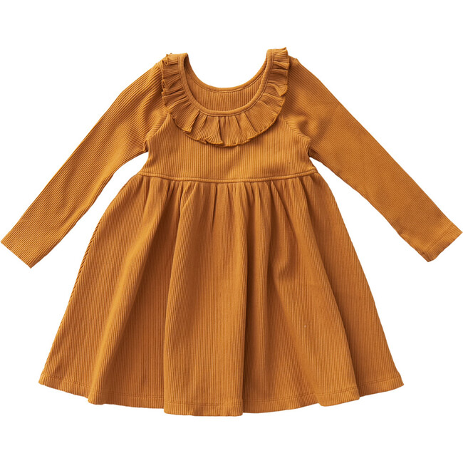 Organic Princess Diana Dress, Inca Gold - Dresses - 5