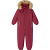 Stavanger Reimatec Winter Overall, Jam Red - Snowsuits - 1 - thumbnail