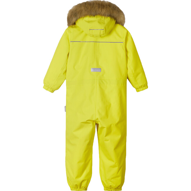 Stavanger Reimatec Winter Overall with Faux Fur Hood, Yellow
