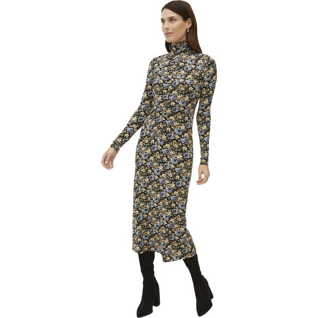Women's Marlow Dress, Wallpaper Floral Dark - Dresses - 1