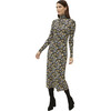 Women's Marlow Dress, Wallpaper Floral Dark - Dresses - 1 - thumbnail