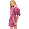 Women's Pia Dress, Woven Clouds Red - Dresses - 3