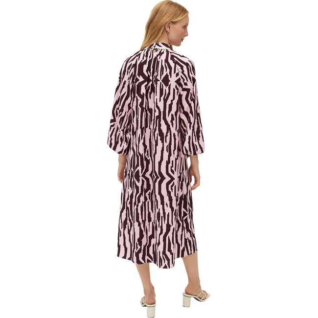 Women's Fay Dress, Pixelated Zebra Pink - Dresses - 2