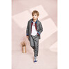 Oversized Merino Wool Blazer, Charcoal - Blazers - 2