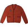 Alpaca Wild Fox Cardigan, Burnt Orange - Cardigans - 1 - thumbnail