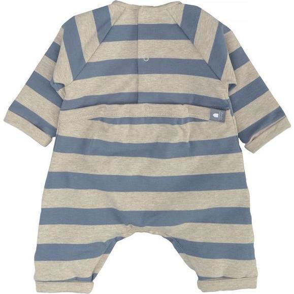 Striped Bodysuit, English Blue - Onesies - 2