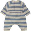Striped Bodysuit, English Blue - Onesies - 2
