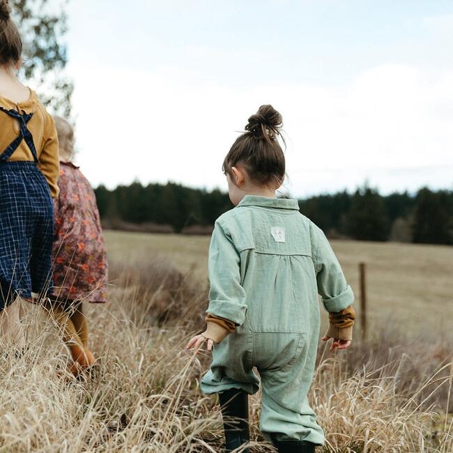 Walden Jumpsuit, Green Khaki - Rompers - 4