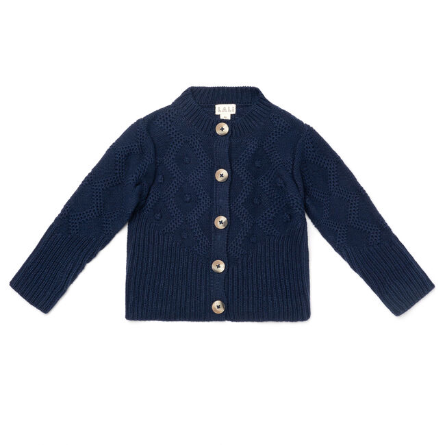 Moss Sweater, Navy - Sweaters - 1