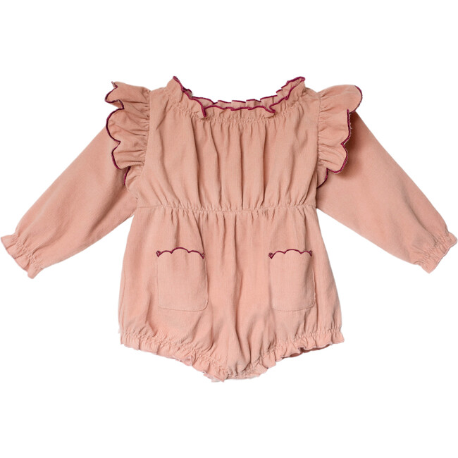 Kitty Playsuit in Pink Clay