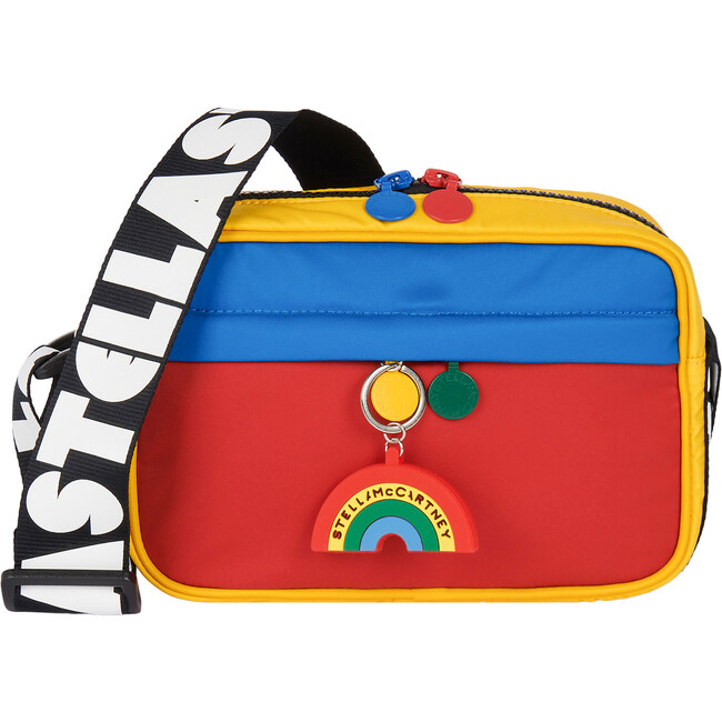 Shoulder Bag With Logo, Multicolor