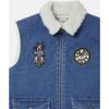 Denim Vest, Blue - Jackets - 2