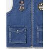 Denim Vest, Blue - Jackets - 3