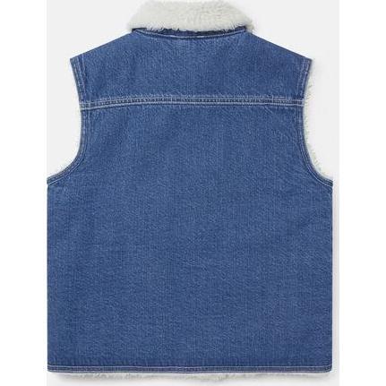 Denim Vest, Blue - Jackets - 4