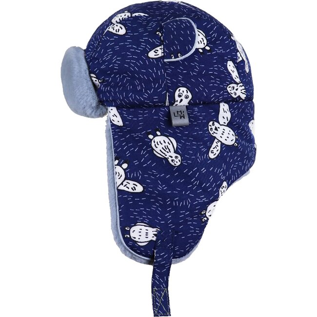 Arctic Cub Trapper Hat, Midnight Owl