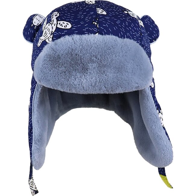 Arctic Cub Trapper Hat, Midnight Owl - Hats - 4