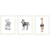 Set of 3 Fancy Animals Prints, Tutus & Tuxes - Art - 1 - thumbnail