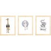 Set of 3 Fancy Animals Prints, Tiaras - Art - 3 - thumbnail