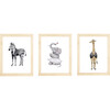 Set of 3 Fancy Animals Prints, Tutus & Tuxes - Art - 3 - thumbnail