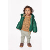 Puffer Jacket, Green - Coats - 5