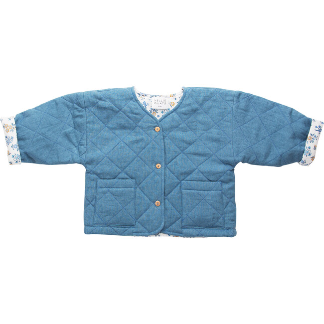 Twister Jacket, Cornflower Blue Linen