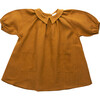 Mother May I Dress, Burnt Caramel Linen - Dresses - 1 - thumbnail