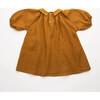 Mother May I Dress, Burnt Caramel Linen - Dresses - 5