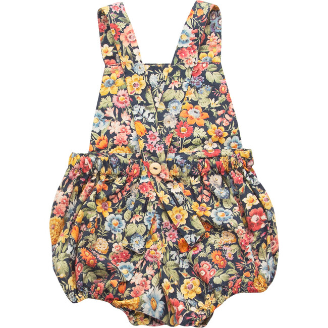 Jump Rope Romper, Heirloom Liberty Print Cotton - Rompers - 5