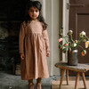 Hopscotch Dress, Rose Caramel Check Linen - Dresses - 2