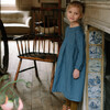 Hopscotch Dress, Cornflower Blue Linen - Dresses - 5