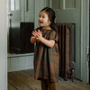 Cats Cradle Dress, Redwood Tartan Linen - Dresses - 2
