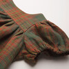 Cats Cradle Dress, Redwood Tartan Linen - Dresses - 3