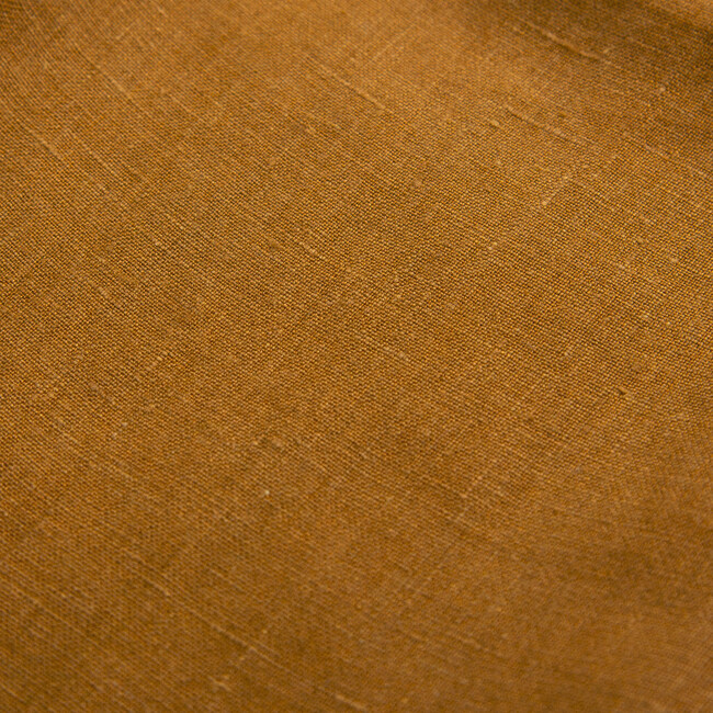 Conkers Pinafore, Burnt Caramel Linen - Dresses - 8