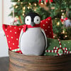 Plush Penguin, Grey - Accents - 2