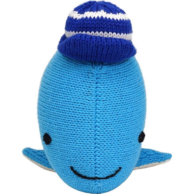 Plush Whale with Cap, Blue - Plush - 3