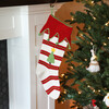 Star Tree Stocking, White/Red - Stockings - 2