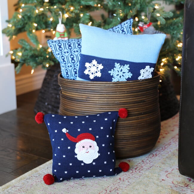 Snowflake Pillow, Blue - Accents - 2