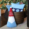 Santa Cone Pillow, Blue - Accents - 2