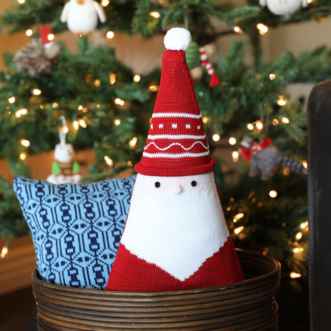 Santa Cone Pillow, Red - Accents - 2